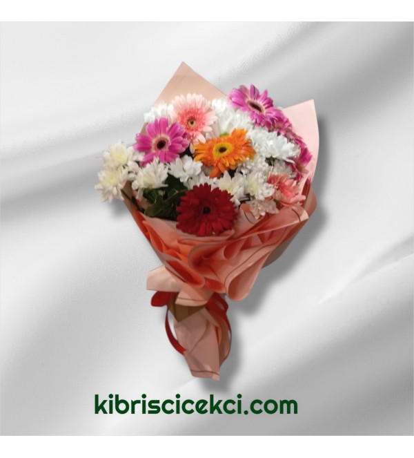 Krizantem Gerbera Buketi